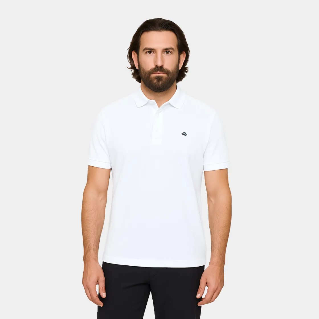 Koszulka męska polo Sherali<Alpinus Hot