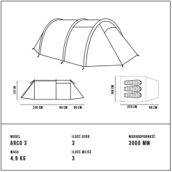 Namiot Arco 3<Alpinus New